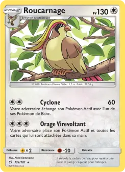 Roucarnage — carte 124 de l’extension Duo de Choc