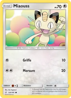 Miaouss — carte 125 de l’extension Duo de Choc