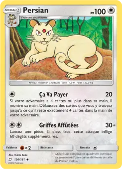 Persian — carte 126 de l’extension Duo de Choc