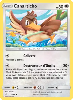 Canarticho — carte 127 de l’extension Duo de Choc