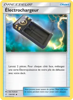 Électrochargeur — carte 139 de l’extension Duo de Choc