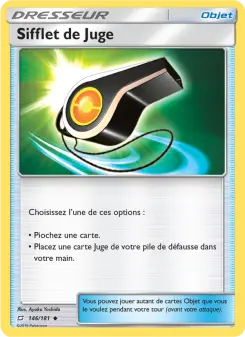 Sifflet de Juge — carte 146 de l’extension Duo de Choc