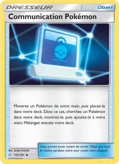 Communication Pokémon — carte 152 de l’extension Duo de Choc