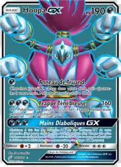 Hoopa GX — carte 166 de l’extension Duo de Choc