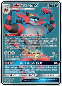 Félinferno GX — carte 167 de l’extension Duo de Choc