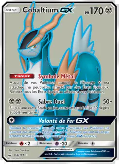 Cobaltium GX — carte 168 de l’extension Duo de Choc