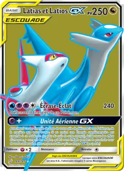 Latias et Latios GX — carte 169 de l’extension Duo de Choc