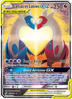 Latias et Latios GX — carte 170 de l’extension Duo de Choc