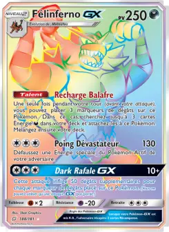 Félinferno GX — carte 188 de l’extension Duo de Choc
