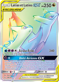 Latias et Latios GX — carte 190 de l’extension Duo de Choc
