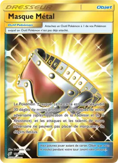 Masque Métal — carte 195 de l’extension Duo de Choc