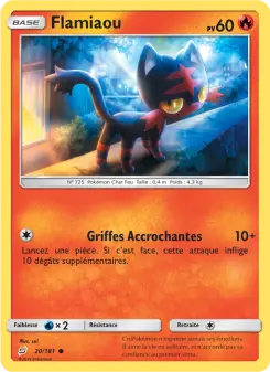 Flamiaou — carte 20 de l’extension Duo de Choc