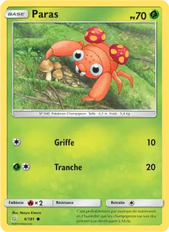 Paras — carte 6 de l’extension Duo de Choc
