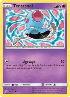 Tentacool — carte 60 de l’extension Duo de Choc