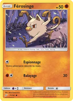 Férosinge — carte 71 de l’extension Duo de Choc