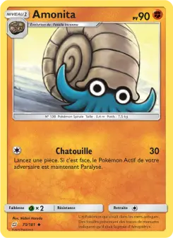 Amonita — carte 75 de l’extension Duo de Choc
