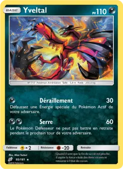 Yveltal — carte 95 de l’extension Duo de Choc