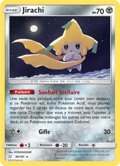 Jirachi — carte 99 de l’extension Duo de Choc