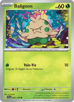 Balignon — carte 003 de l’extension Écarlate et Violet