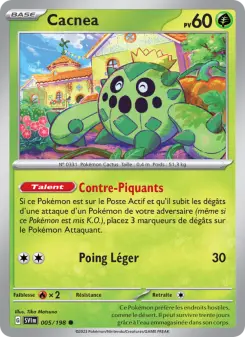 Cacnea — carte 005 de l’extension Écarlate et Violet