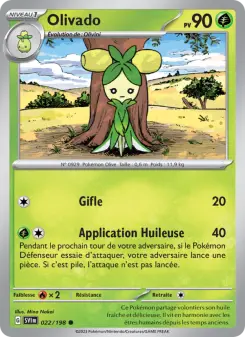Olivado — carte 022 de l’extension Écarlate et Violet