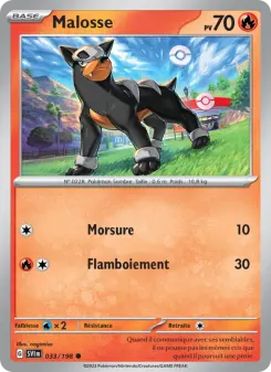 Malosse — carte 033 de l’extension Écarlate et Violet