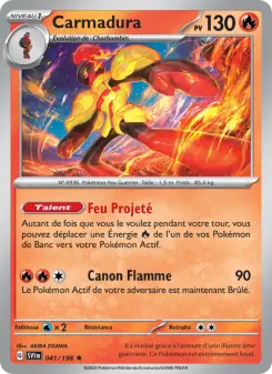 Carmadura — carte 041 de l’extension Écarlate et Violet