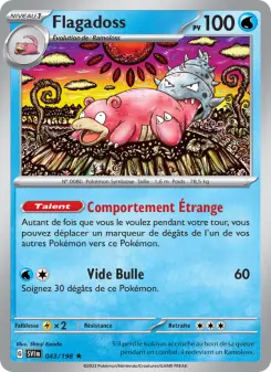 Flagadoss — carte 043 de l’extension Écarlate et Violet