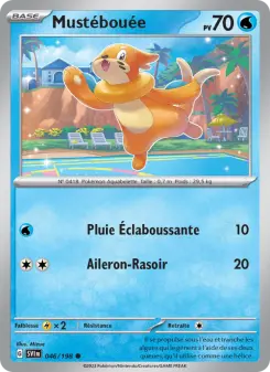 Mustébouée — carte 046 de l’extension Écarlate et Violet