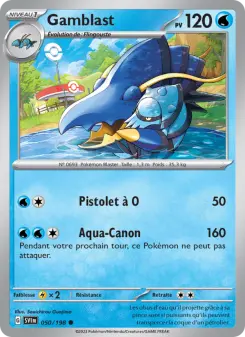 Gamblast — carte 050 de l’extension Écarlate et Violet