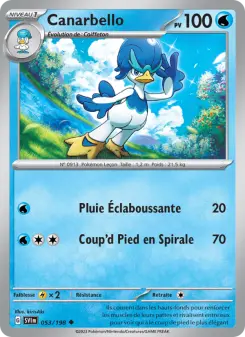 Canarbello — carte 053 de l’extension Écarlate et Violet