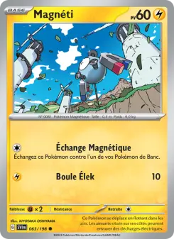 Magnéti — carte 063 de l’extension Écarlate et Violet