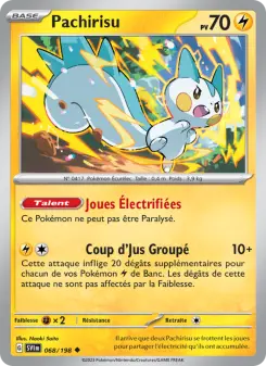 Pachirisu — carte 068 de l’extension Écarlate et Violet