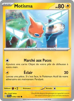 Motisma — carte 070 de l’extension Écarlate et Violet