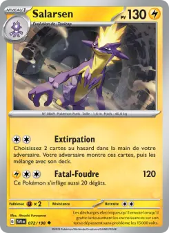 Salarsen — carte 072 de l’extension Écarlate et Violet