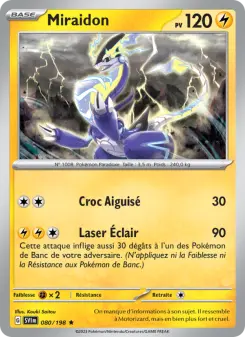 Miraidon — carte 080 de l’extension Écarlate et Violet