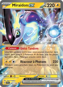 Miraidon-ex — carte 081 de l’extension Écarlate et Violet