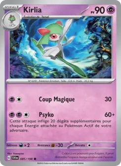 Kirlia — carte 085 de l’extension Écarlate et Violet