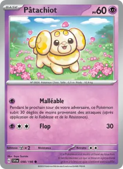 Pâtachiot — carte 098 de l’extension Écarlate et Violet