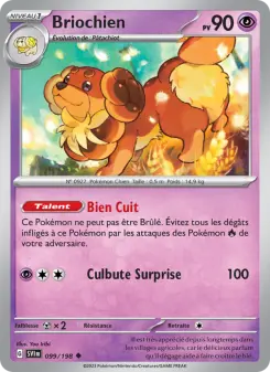 Briochien — carte 099 de l’extension Écarlate et Violet