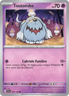 Toutombe — carte 104 de l’extension Écarlate et Violet