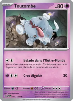 Toutombe — carte 105 de l’extension Écarlate et Violet