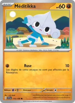 Méditikka — carte 110 de l’extension Écarlate et Violet
