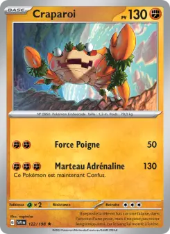 Craparoi — carte 122 de l’extension Écarlate et Violet