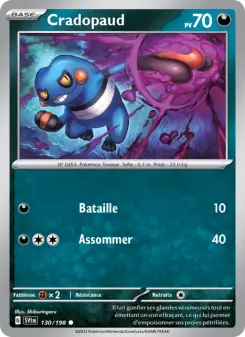 Cradopaud — carte 130 de l’extension Écarlate et Violet
