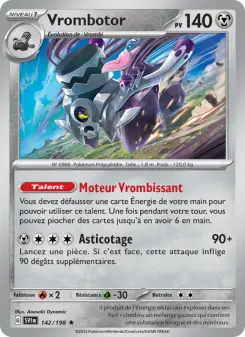 Vrombotor — carte 142 de l’extension Écarlate et Violet