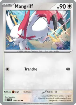 Mangriff — carte 146 de l’extension Écarlate et Violet