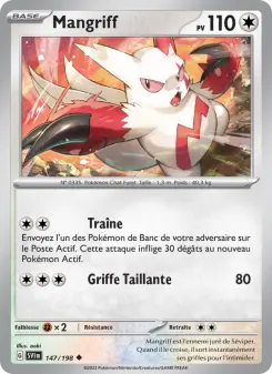 Mangriff — carte 147 de l’extension Écarlate et Violet