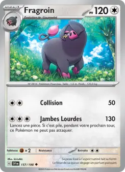 Fragroin — carte 157 de l’extension Écarlate et Violet