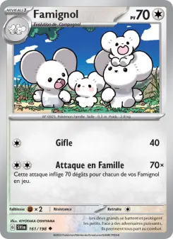 Famignol — carte 161 de l’extension Écarlate et Violet